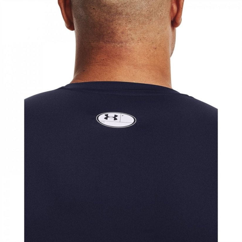 Under Armour HeatGear® Long Sleeve Men's Navy/White