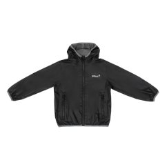 Gelert Kids' Dursley Waterproof Long Sleeve Hooded Jacket Black
