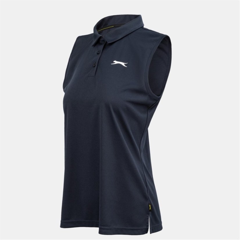 Slazenger Sleeveless dámske polo tričko Navy