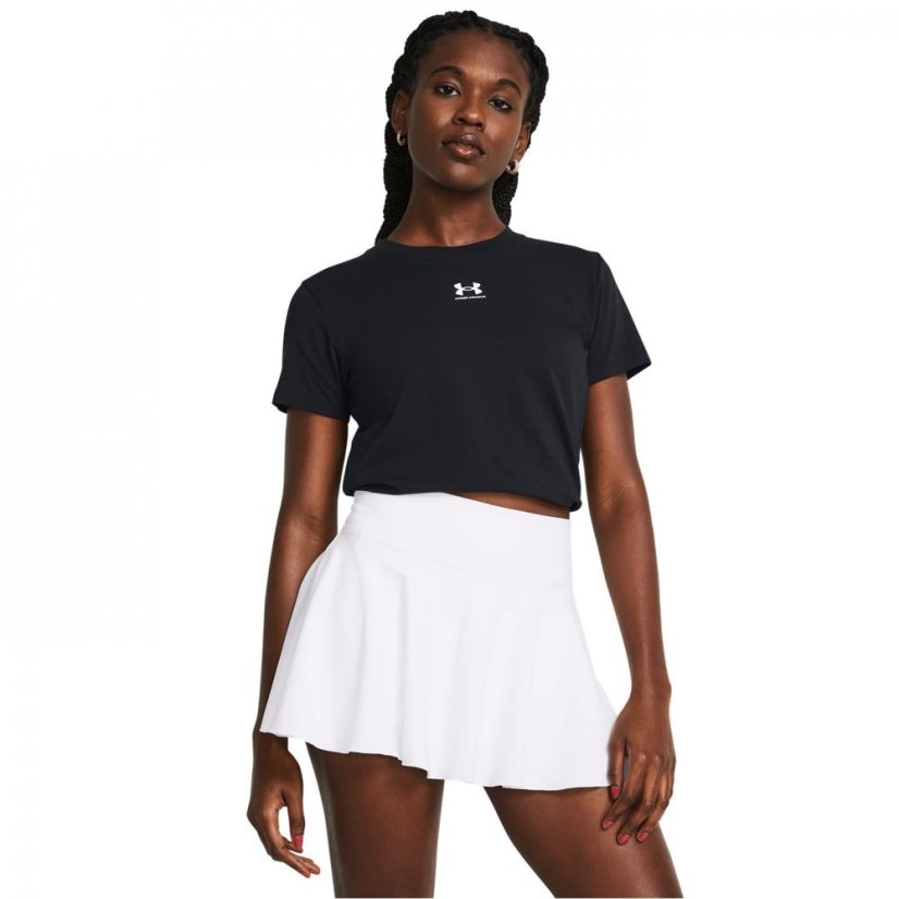 Under Armour Rival Core Short Sleeve Womens Black