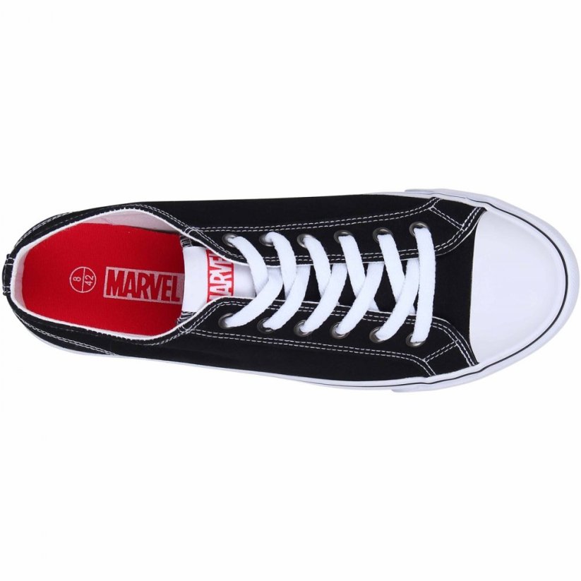 Character Canvas Mens Low Trainers Marvel