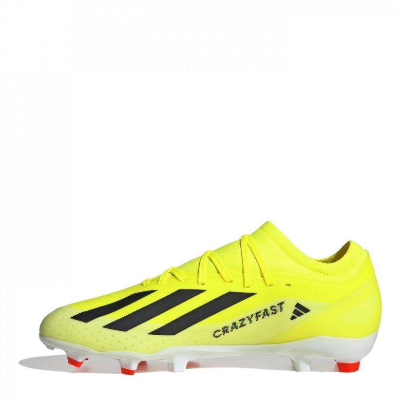 adidas X Crazyfast League Firm Ground Football Boots Yellow/Blk/Wht