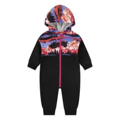 Nike Kids' Snow Day Hooded Onesie Black