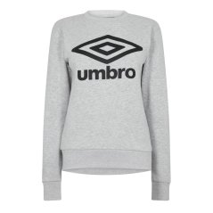 Umbro Diamond Logo Crew Sweatshirt Grey Marl