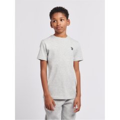 US Polo Assn DHM Tshirt  Jn00 Grey Marl