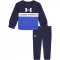 Under Armour Armour Pieced Branded Logo Hoodie Set Baby Boys Blue
