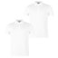Donnay Two Pack Polo Shirts Mens White