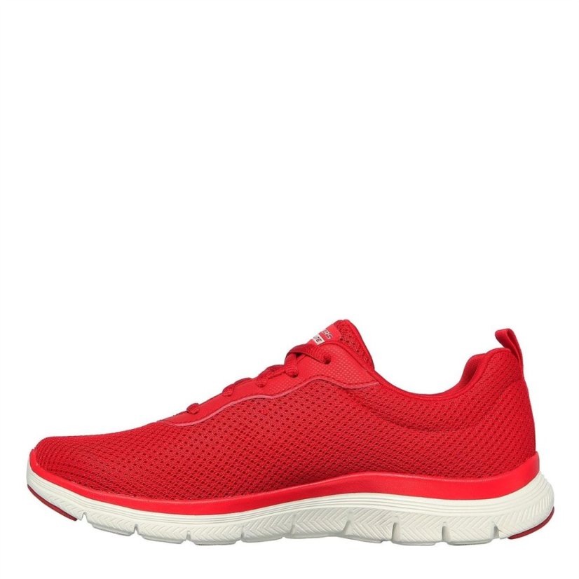 Skechers Flex Appeal Brilliant View Trainers Ladies Red