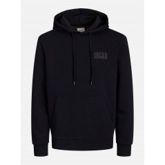 Jack and Jones Jack Corp Logo Hoodie Plus Size Mens Black