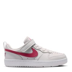 Nike Court Borough Low Recraft Shoes Childrens. Plat Tint/Beet