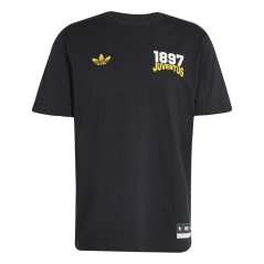 adidas Juventus VRCT T-Shirt Adults Black/Gold
