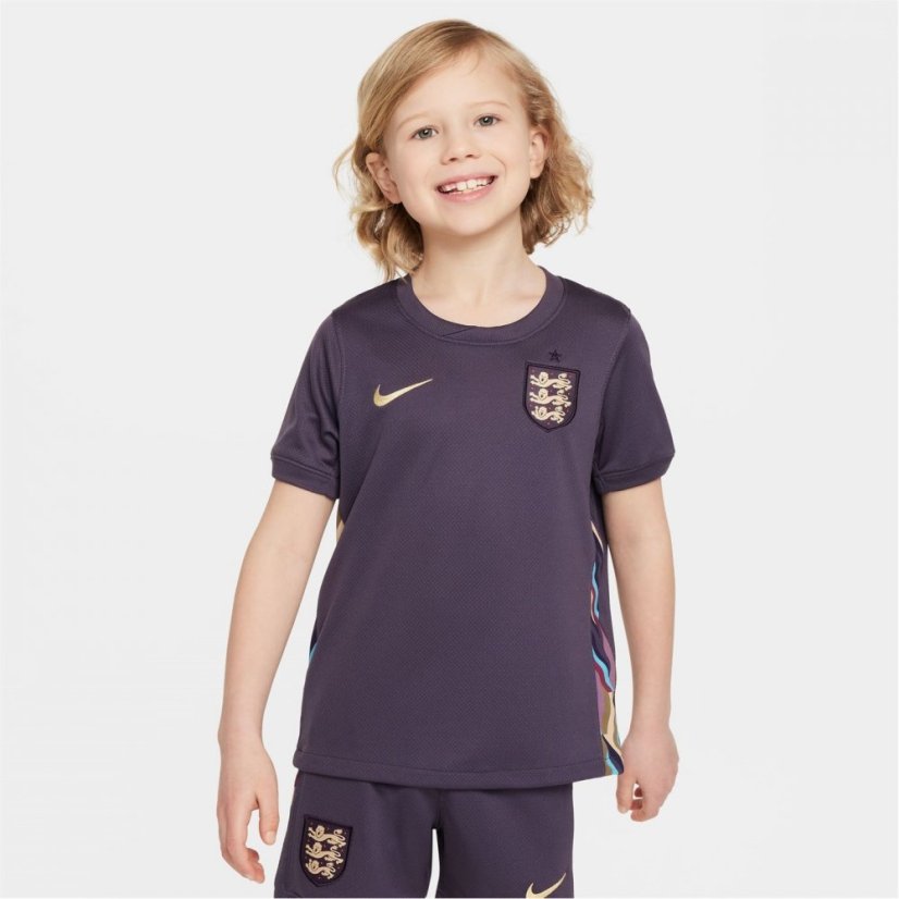 Nike England Away Minikit 2024 Infants Purple