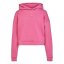adidas OTH Fleece Tracksuit Junior Girls Pink/Grey