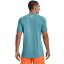 Under Armour HeatGear Armour Fitted Short Sleeve Training Top Mens Glacier Blue