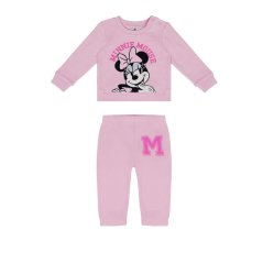 Character Babys Disney Fleece Crew Jog Set Minnie Mouse