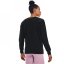 Under Armour Rival Fleece Oversize Crew Womens Black/White