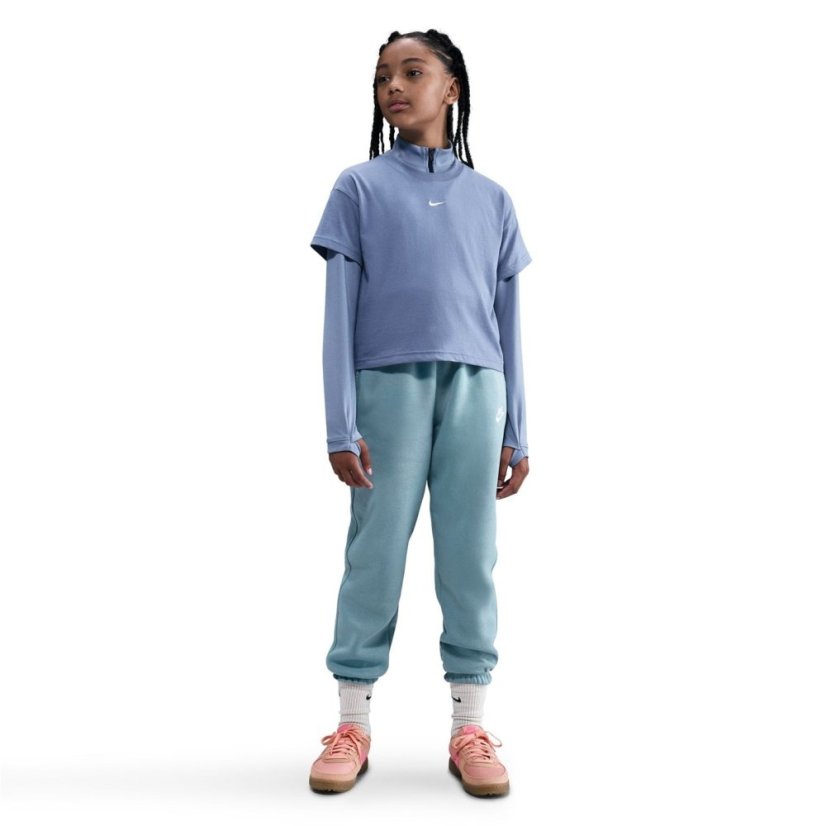 Nike Sportswear Big Kids' (Girls') T-Shirt Indigo