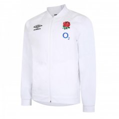 Umbro England Rugby Anthem Jacket 2021 2022 White