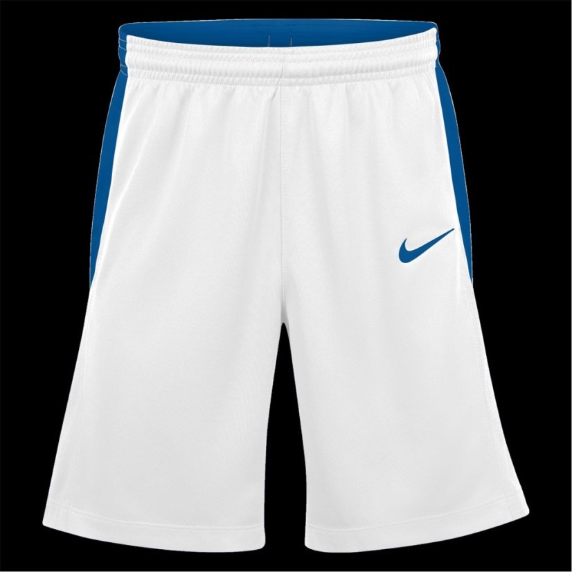 Nike Unisex Kids' Basketball Shorts White/Ryl Blue