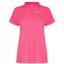 LA Gear Pique dámske polo tričko Bright Pink