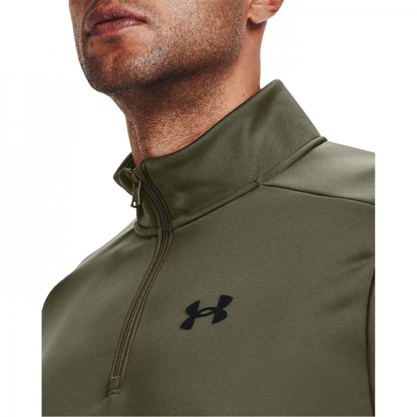 Under Armour Half Zip Fleece Top Mens Marine