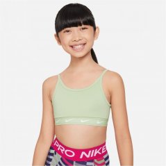 Nike Dri-FIT One Big Kids' (Girls') Sports Bra Honey Dew