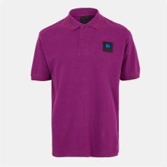Money Colour Patch Polo Plum