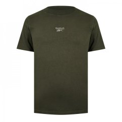 Reebok Classics Small Vector T-Shirt Pop Green/Black