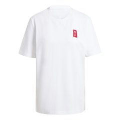 adidas Ajax Amsterdam Cycling Graphic T-shirt Adults White