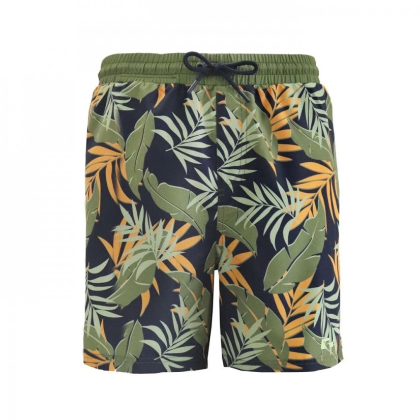 Ript Jungle Swim Shorts Navy/Green