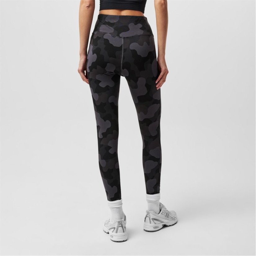 Miso All Over Print Leggings Womens Black Camo