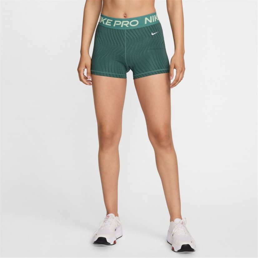 Nike Pro Women's Dri-FIT Mid-Rise 3 Printed Shorts Bicoastal