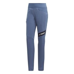 adidas Women's Closed Hem Poly Tracksuit Joggers Blue