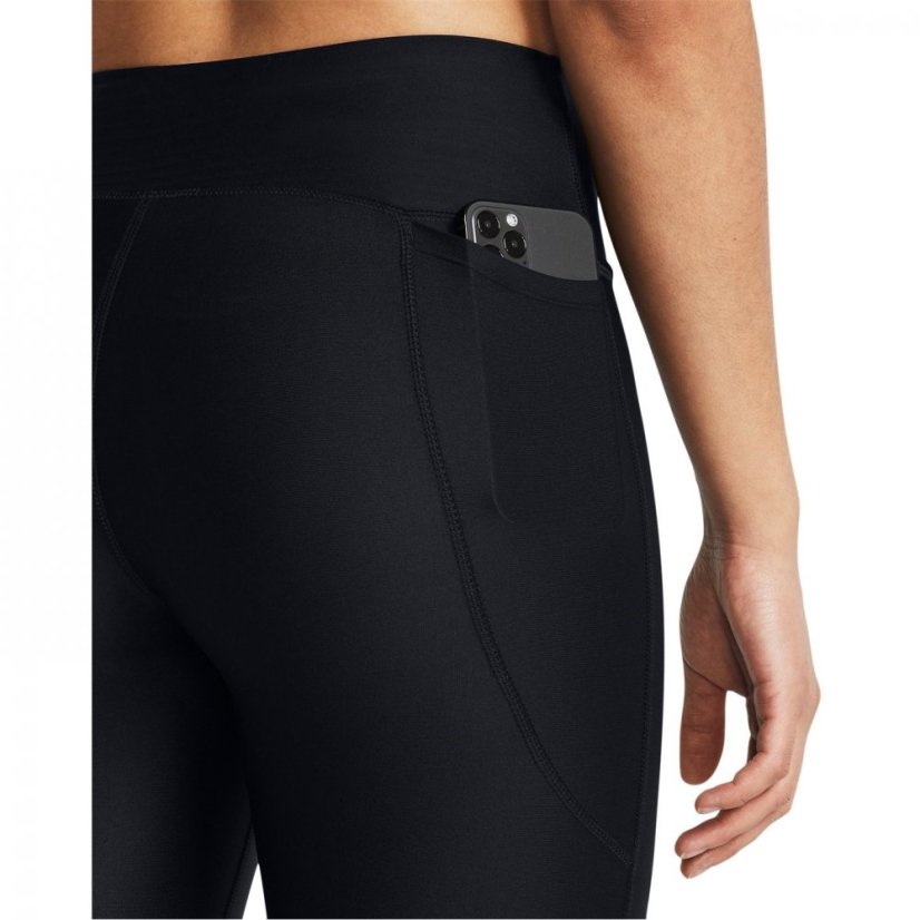 Under Armour Branded Fitness Leggings Womens Blk/Pink