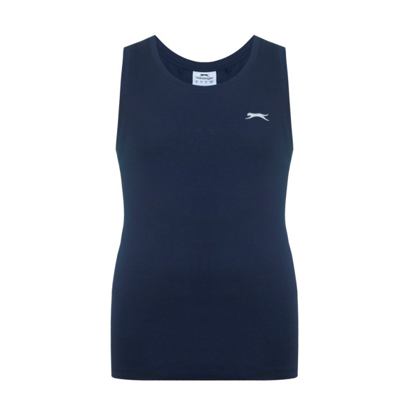 Slazenger Muscle Vest Mens Navy