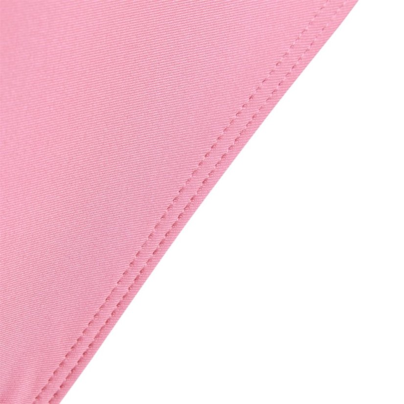 adidas 3 bar Swim Suit Junior Pink/White