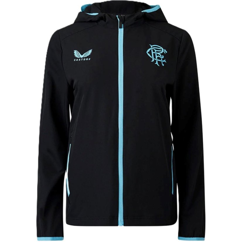 Castore Unisex Kids' Licensed Rain Anorak Jacket Brilliant White