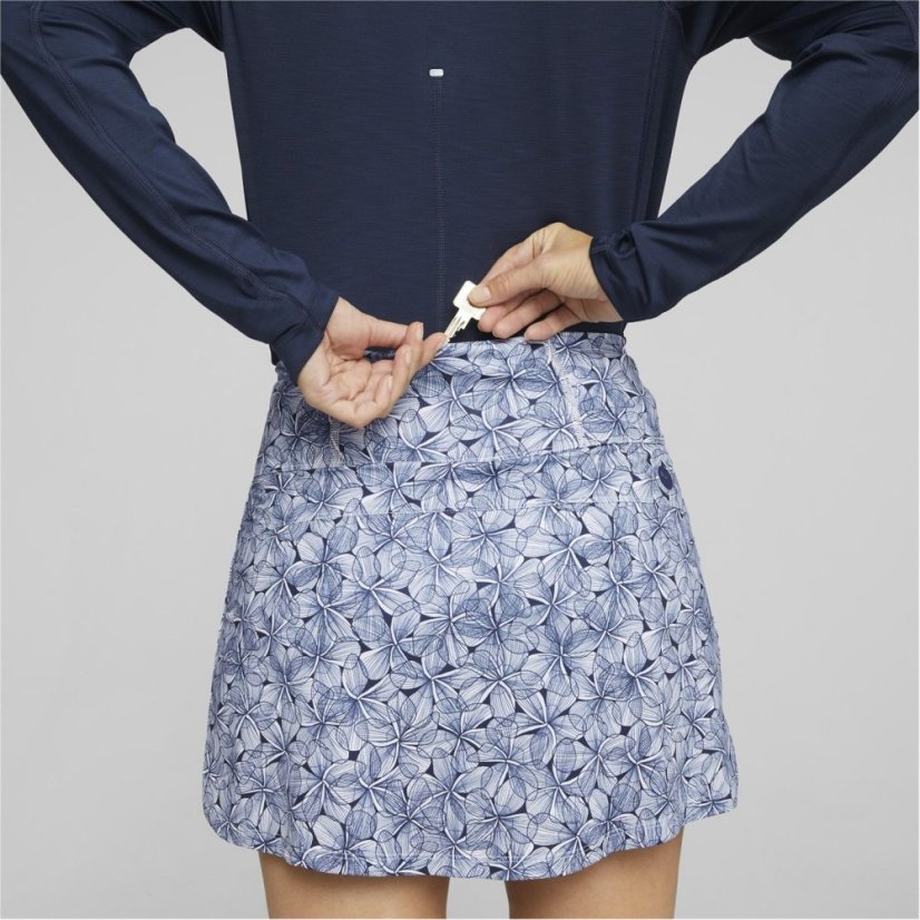 Puma Mariposa Skirt Ld99 White/Navy