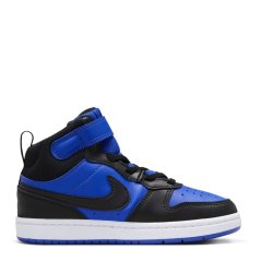 Nike Court Borough Mid 2 Little Kids' Shoe Blue/Black