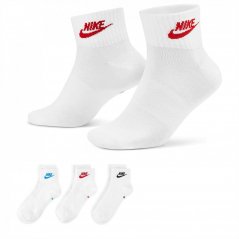 Nike Everyday Essential Ankle Socks (3 Pairs) Multi-Color