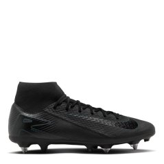 Nike Zoom Mercurial Superfly 10 Academy Soft Ground Football Boots Black/Green