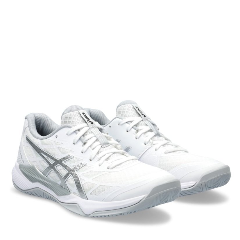 Asics Gel-Tactic 12 Womens Indoor Court Shoes White/Silver