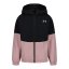 Under Armour Kids' Weatherproof Lightweight Rain Anorak Black/Pink