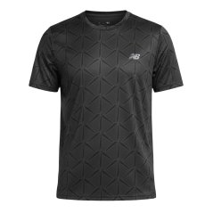 New Balance Men's Short Sleeve Performance Gym Top Black