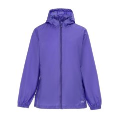 Gelert Womens Packaway Hooded Packable Waterproof Jacket Deep Purple