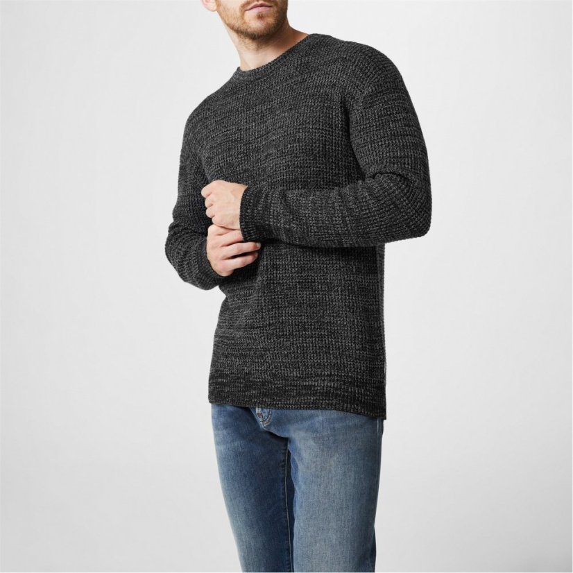 Firetrap Classic Crew Neck Knitwear Black