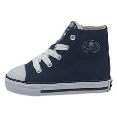 Dunlop Infant Canvas High Top Trainers Navy