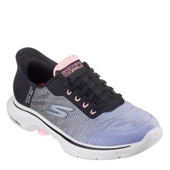 Skechers Go Walk 7 Slip On Runners Womens Blk/Multi