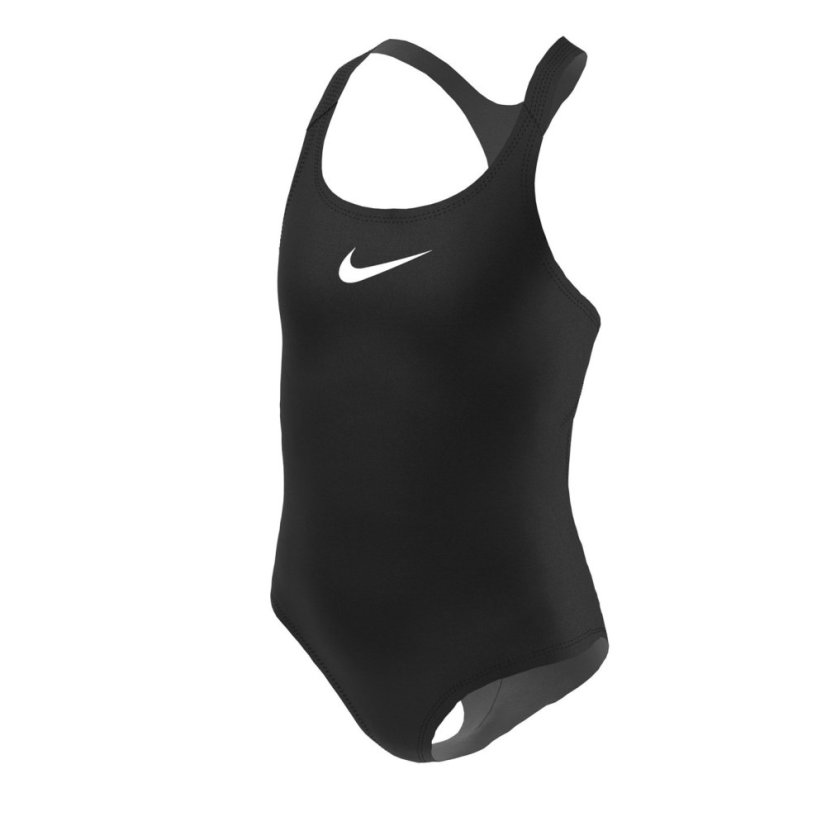 Nike Swoosh Swimsuit Junior Girls Black