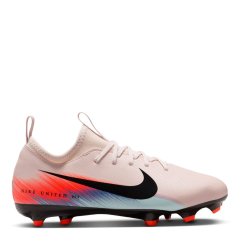 Nike Zoom Mercurial Vapor 16 Juniors Firm Ground Football Boots Pink/Blue